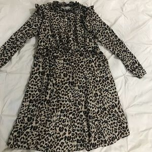 Leopard print ASOS Maternity dress